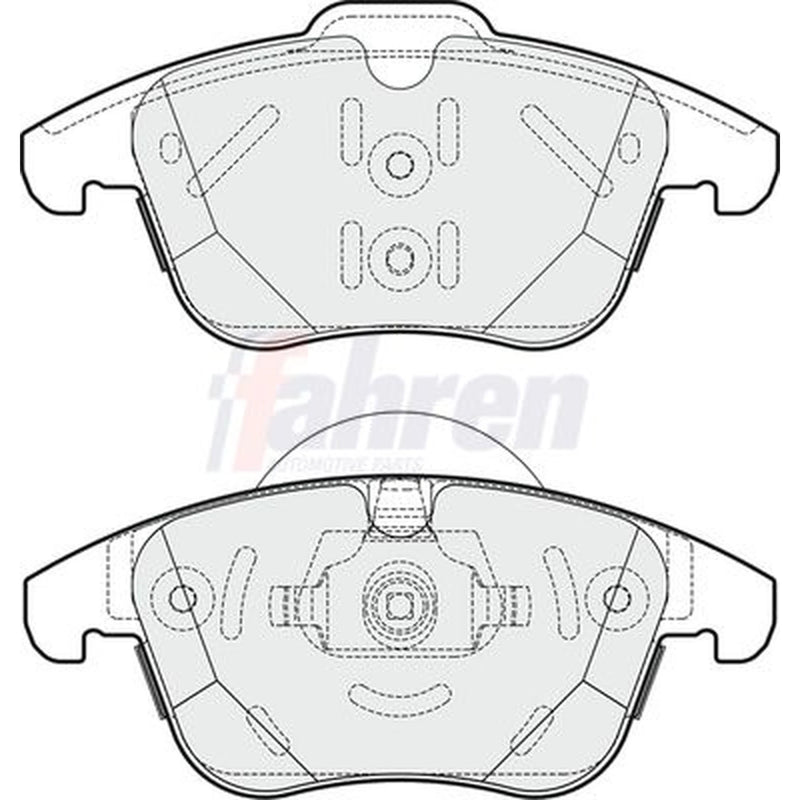Fahren Front Brake Pad Set FBP3358