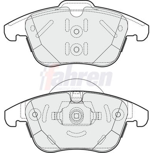 Fahren Front Brake Pad Set FBP3358