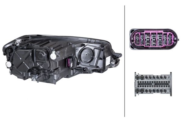 Hella Headlight Headlamp LED Left
