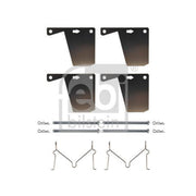 Febi Brake Pad Accessory Fitting Kit Front 181981