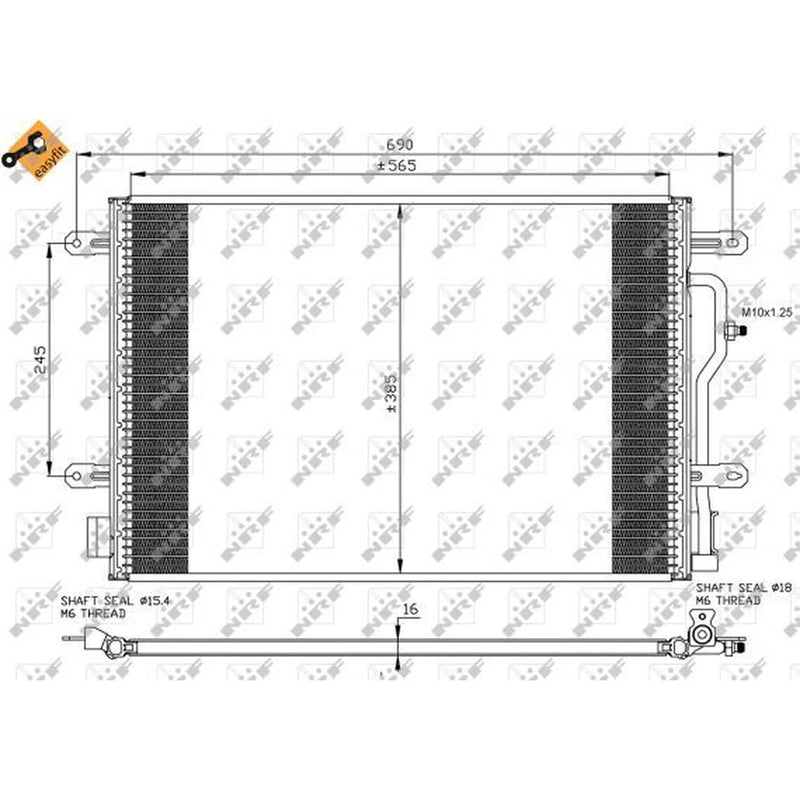 NRF Air Conditioning Condenser 35465