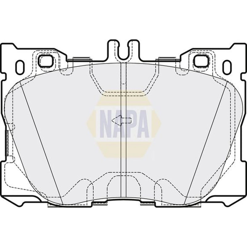 NAPA Front Brake Pad Set NBP1636
