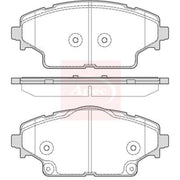 Apec Front Brake Pad Set PAD2315