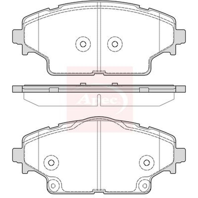 Apec Front Brake Pad Set PAD2315