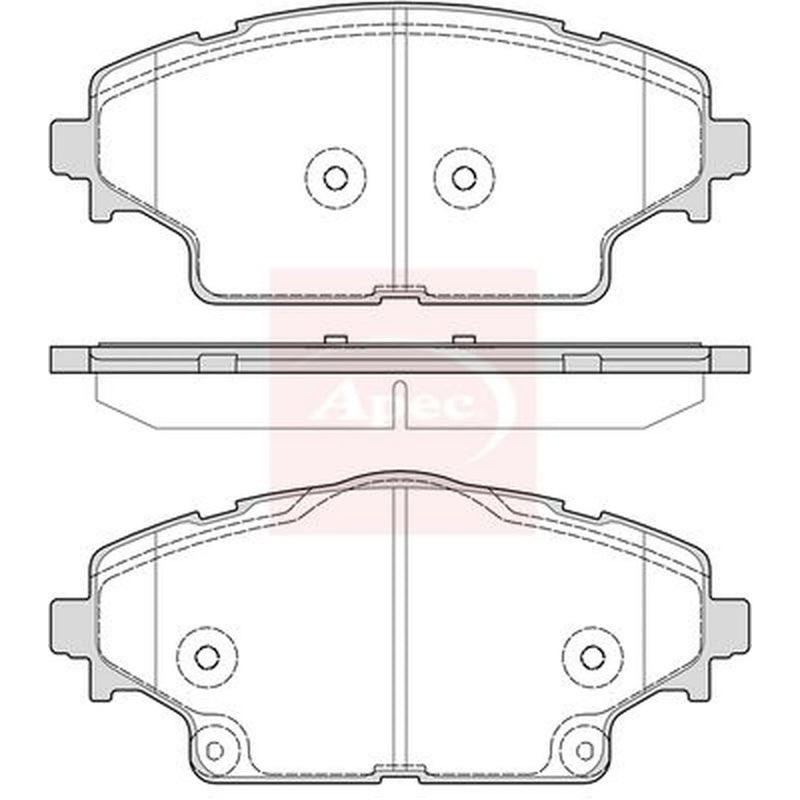 Apec Front Brake Pad Set PAD2315