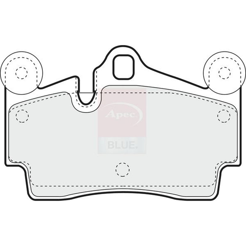 Apec Rear Brake Pad Set PD3332