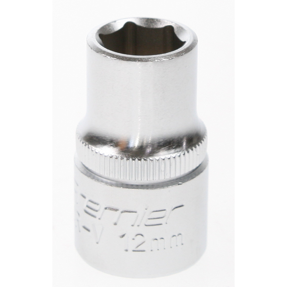Sealey Socket 1/2"dr 12mm (6pt)