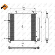 NRF Air Conditioning Condenser 350221