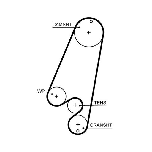 Gates Timing Belt Cambelt 148 Teeth 5522XS