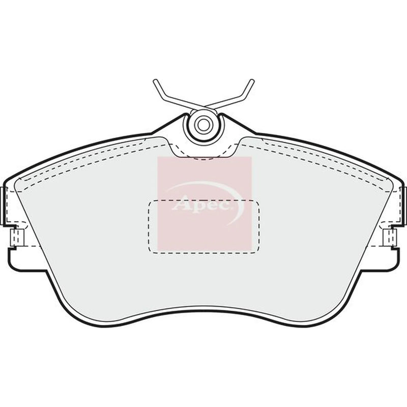 Apec Front Brake Pad Set PAD848