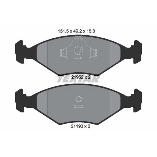 Textar Brake Pad Set 2196202
