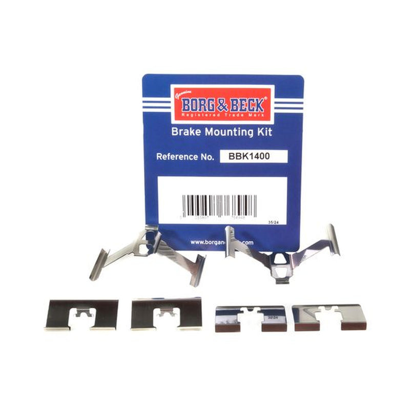 Borg & Beck Brake Pad Accessory Fitting Kit Rear BBK1400