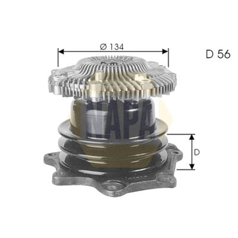 NAPA Engine Cooling Water Pump NWP1379
