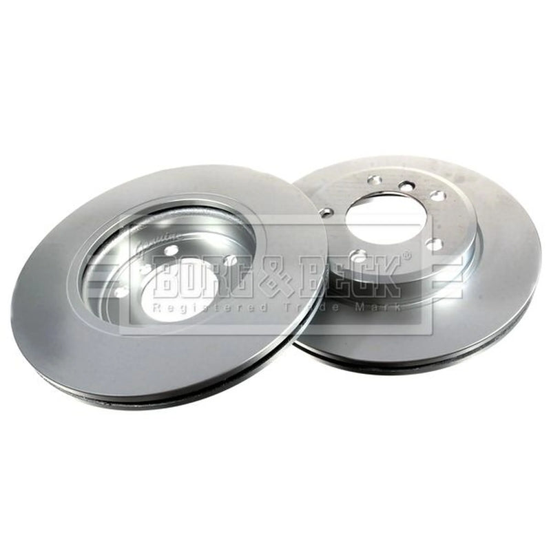 Borg & Beck 2 x Vented Front Brake Discs BBD4127