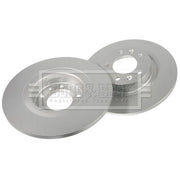 Borg & Beck 2 x Solid Rear Brake Discs BBD5235