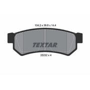 Textar Rear Brake Pad Set 2523201