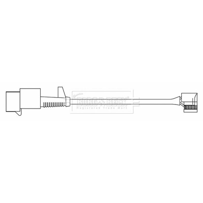 Borg & Beck Brake Pad Wear Sensor Front BWL3185