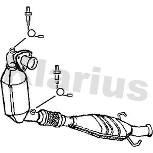 Klarius Catalyst Type Approved With Pipe Front 322185 5325501 322185