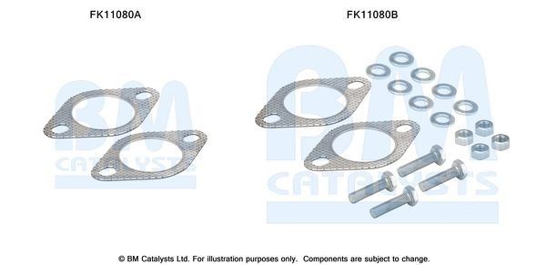 BM Catalysts FK11080B Soot/Particulate Filter Mounting Kit Fits Kia Sportage BM - Town Parts