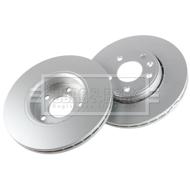 Borg & Beck 2 x Vented Front Brake Discs BBD4297