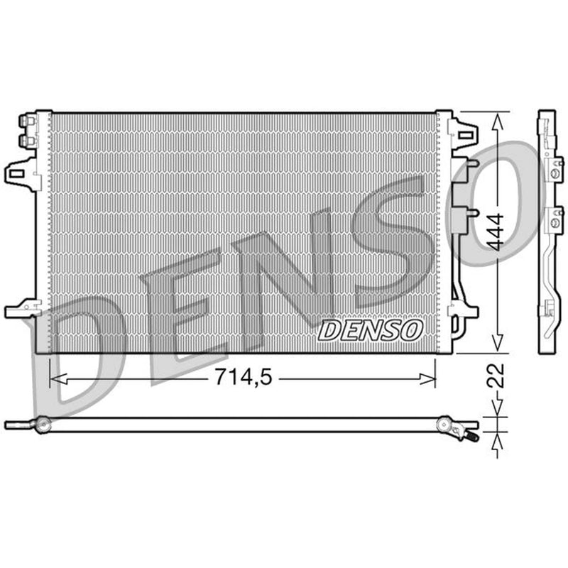 Denso Air Conditioning Condenser DCN06005