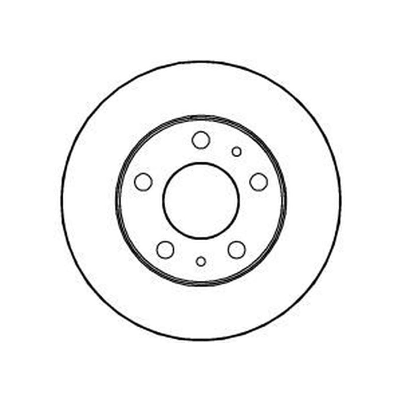 Abtex 2 x Vented Front Brake Discs BD427V