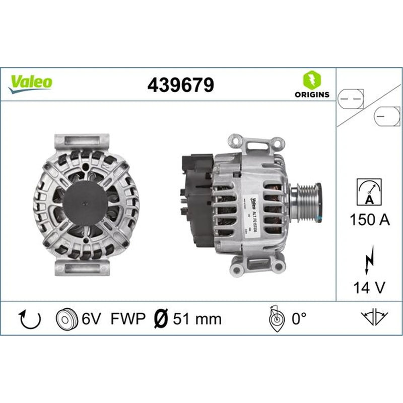 Valeo Car Alternator 12V 439679