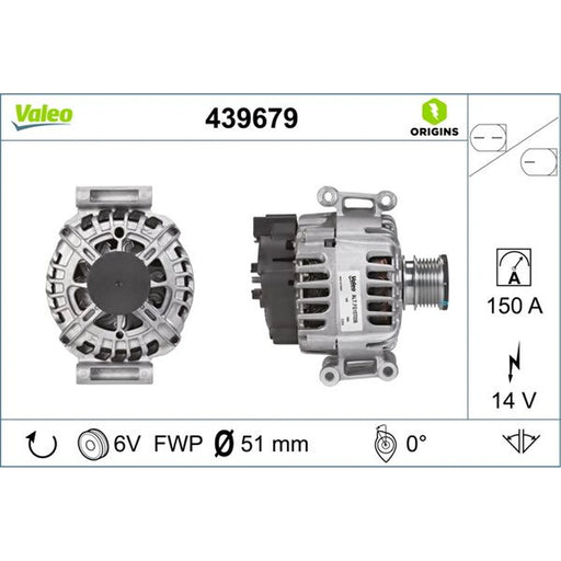 Valeo Car Alternator 12V 439679