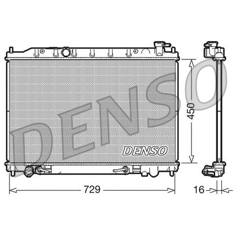 Denso Engine Radiator DRM46030