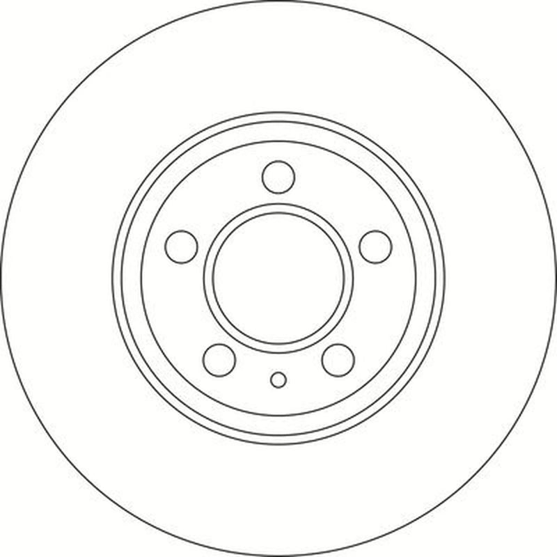 Abtex 2 x Vented Front Brake Discs BD2113V