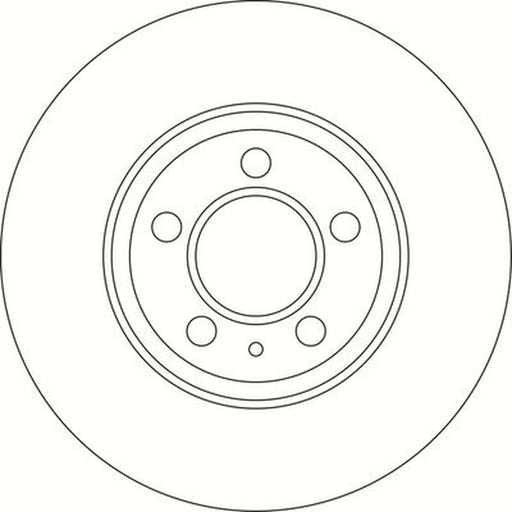 Abtex 2 x Vented Front Brake Discs BD2113V