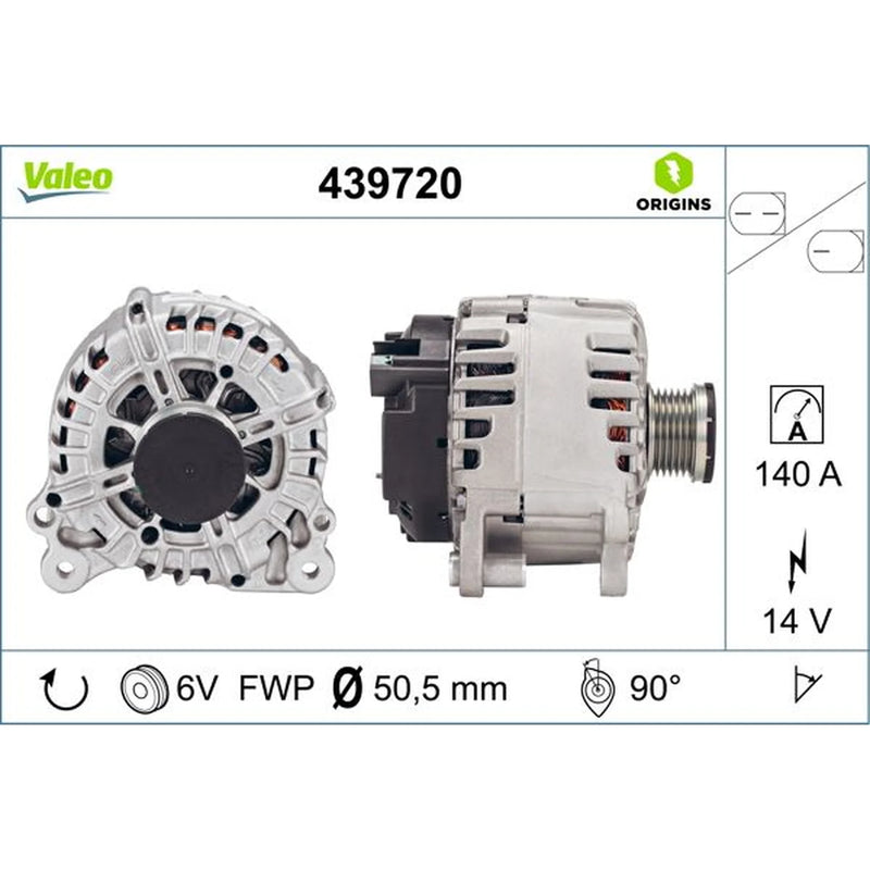 Valeo Car Alternator 12V 439720