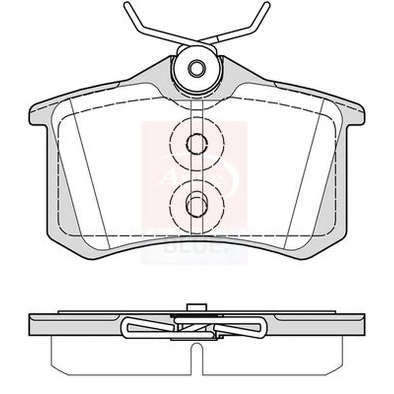 Apec Rear Brake Pad Set PD3984