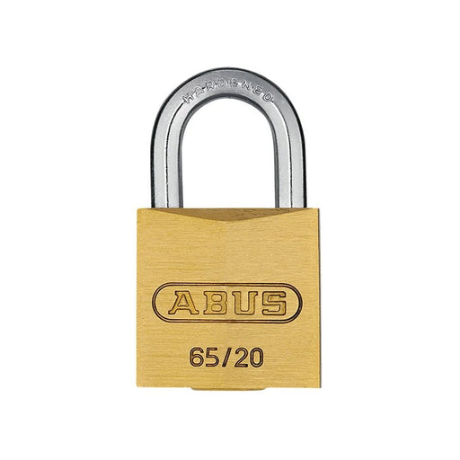 ABUS Mechanical 65/20mm Brass Padlock Keyed Alike 6203 - 10011399-01