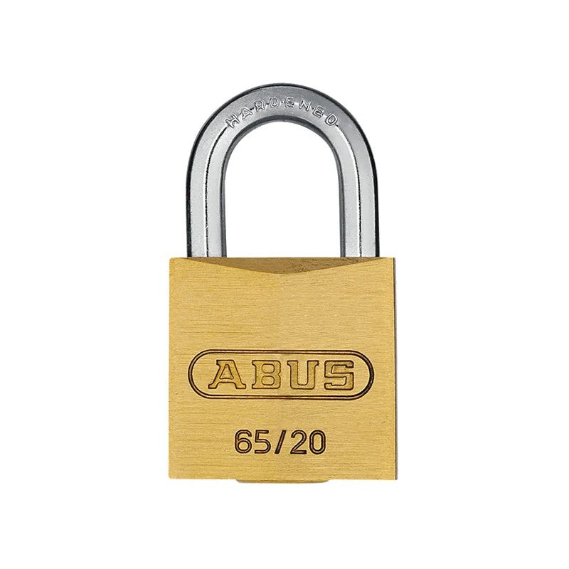 ABUS Mechanical 65/20mm Brass Padlock Keyed Alike 203 - 10003889-01