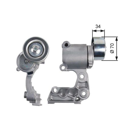 Gates Auxiliary Belt Tensioner T39140