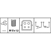 Hella Brake Light Switch 6DD 008 622-351