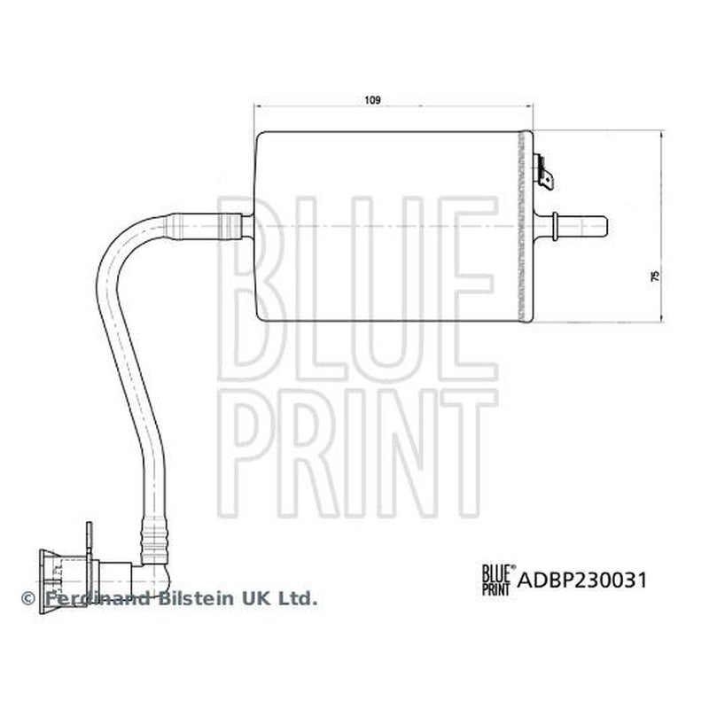 Blue Print Fuel Filter Element ADBP230031