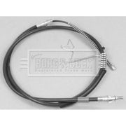 Borg & Beck Handbrake Cable Left Rear BKB2513