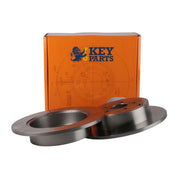 Key Parts 2 x Solid Rear Brake Discs KBD4460