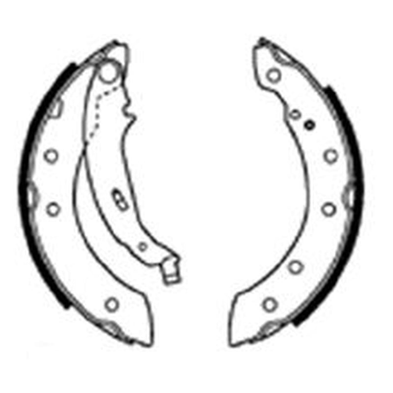 Abtex Brake Shoe Set Axle Kit ABS519