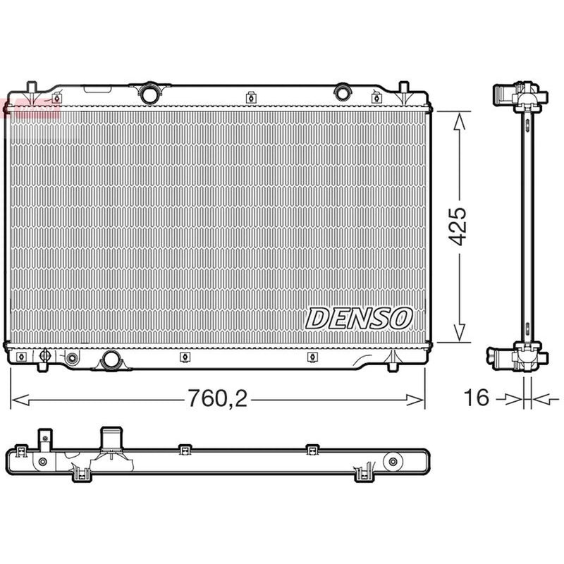 Denso Engine Radiator DRM40107