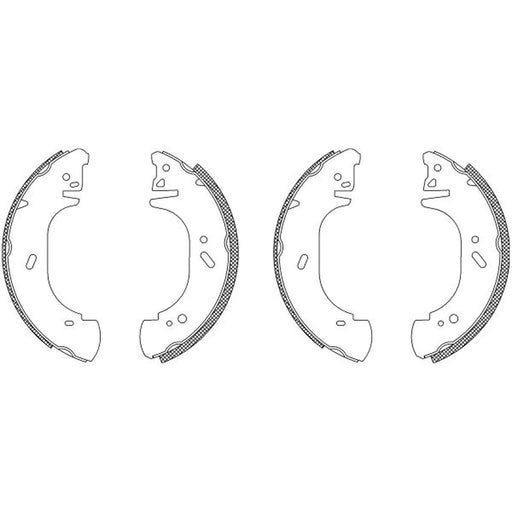 Mintex Brake Shoe Set Axle Kit MSK163