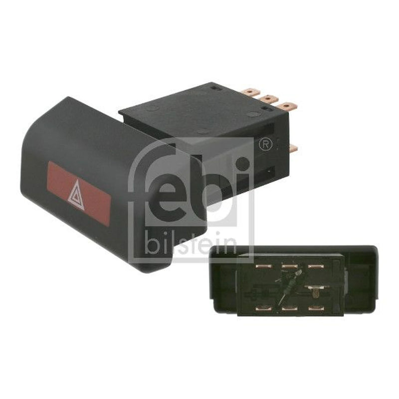 Febi Hazard Warning Light Switch Dashboard 7 Connectors Plasti 01560