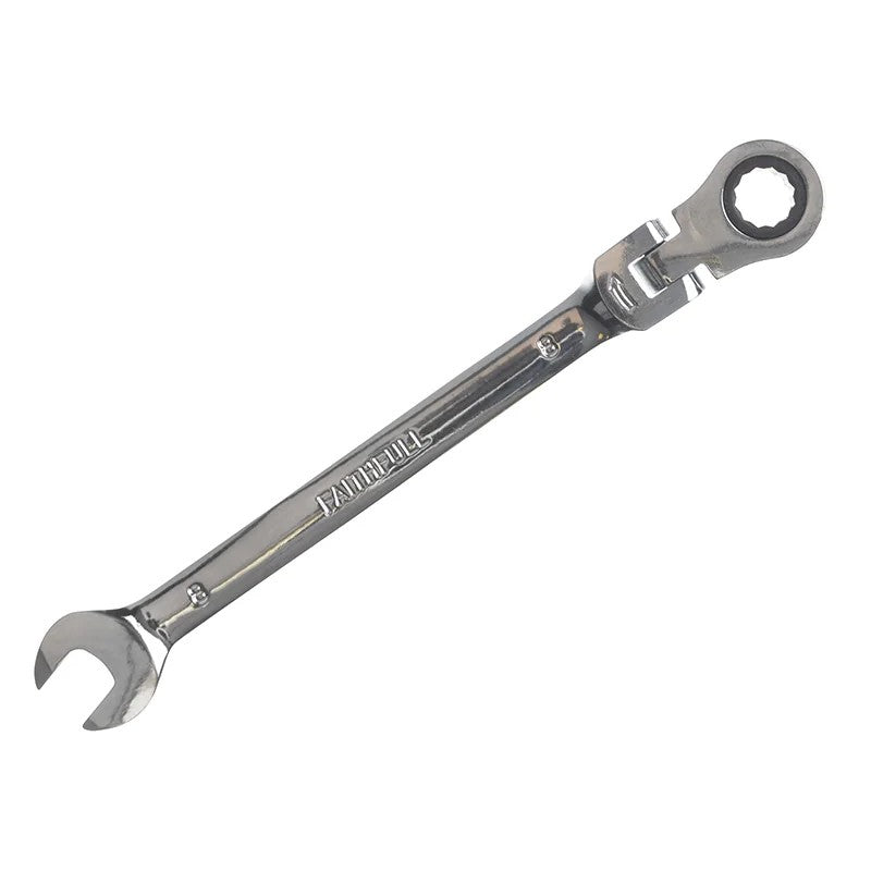Faithfull Ratchet Combination Spanner Flex Head CV 8-30mm