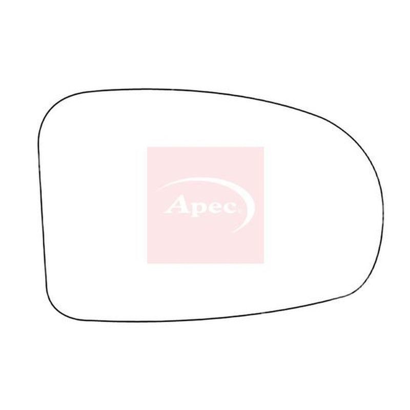 Apec Exterior Wing Mirror Glass Right AMS2590