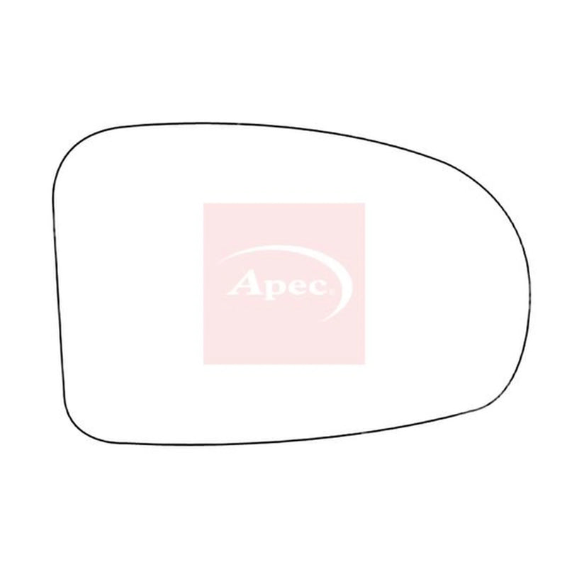 Apec Exterior Wing Mirror Glass Right AMS2590