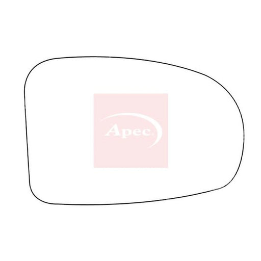 Apec Exterior Wing Mirror Glass Right AMS2590