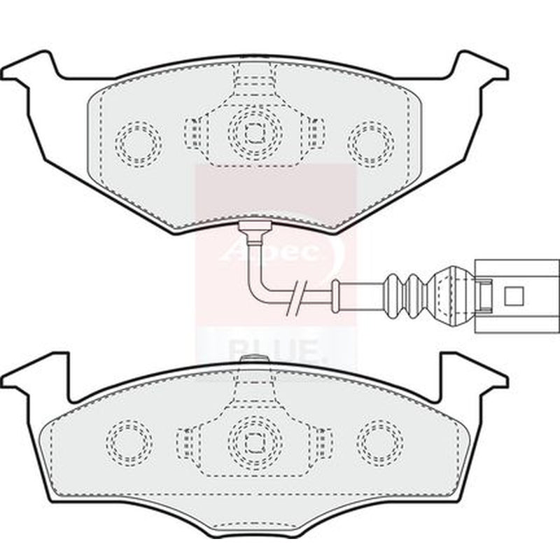 Apec Front Brake Pad Set PD3488