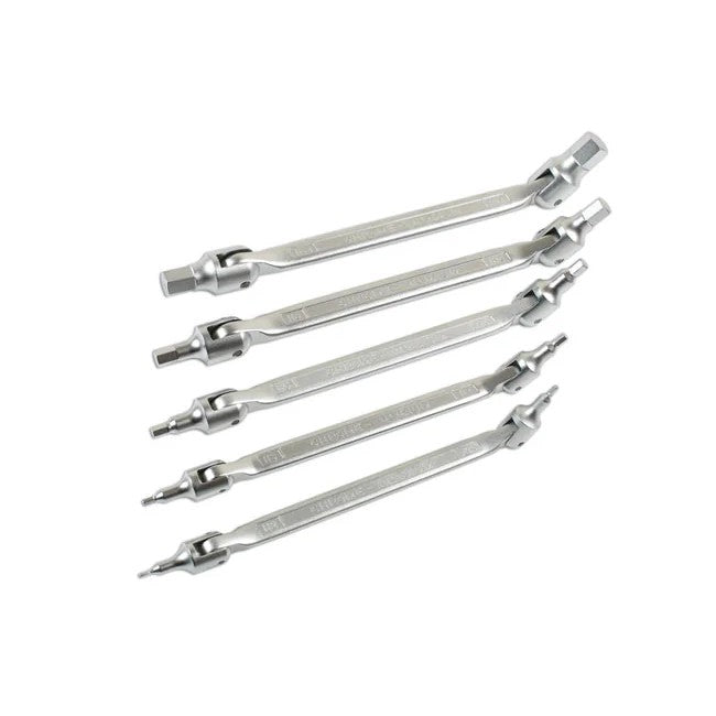 Laser Tools Double Ended Flexible Hex Bit Set 5pc - PL